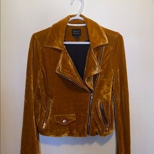 Mustard Velour Jacket
